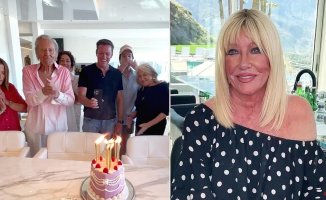 Suzanne Somers' family decides to celebrate the actress's 77th birthday the day after her death