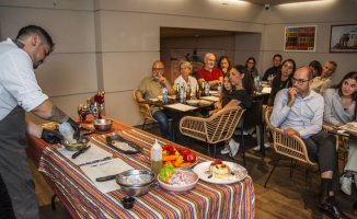 A private showcooking for subscribers at Ceviche 103