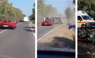 Lethal recklessness on a luxury car route in Sardinia: a couple in a Ferrari dies