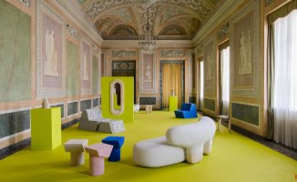 The palaces of Lake Como are filled with pieces of contemporary art and design