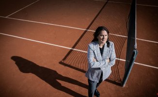 Conchita Martínez: “From home I could see two tennis courts; “It was destiny.”