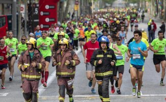 The Barcelona Bombers Race opens its route in its 24th edition