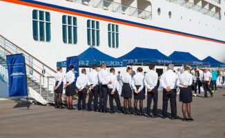 This is the daily life of the 'elves', the invisible members of a cruise ship crew
