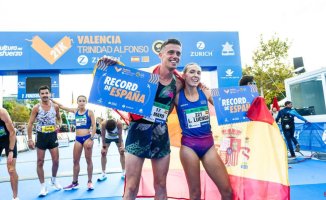 Carlos Mayo and Laura Luengo shatter the Spanish half marathon record