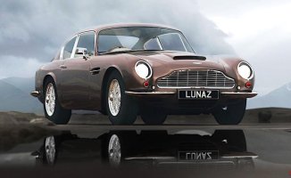 The electric Aston Martin restored with nuts, eggs and apples