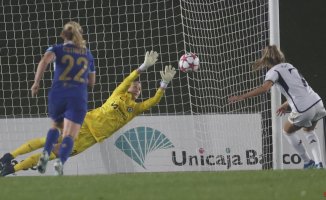 The controversial penalty that gave Real Madrid the tie against Chelsea in the Women's Champions League