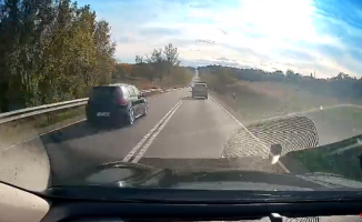 The Mossos are trying to identify this reckless driver: "He was going at full speed on a road limited to 70 km/h"
