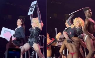The explosive moment of Úrsula Corberó and Madonna at their last concert in Barcelona