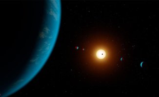 They detect a strange planetary system composed of six worlds with synchronized orbits