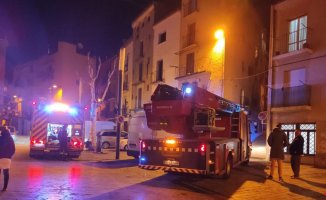 Three families evicted in Balaguer when part of the building's roof collapsed