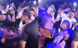 Maluma smacks a fan who wanted to greet him and almost knocks him to the ground