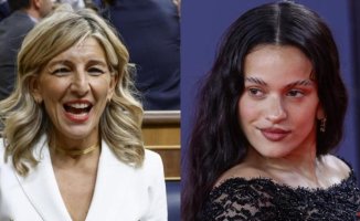 Yolanda Díaz dedicates some nice words to Rosalía after her performance at the Latin Grammys: ''The best representation of women''