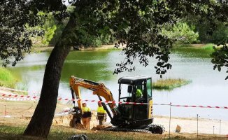 Second phase of the landscape restoration of the Guinardera de Sant Cugat pond