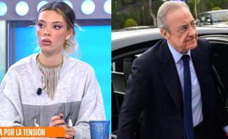 Alejandra Rubio details the mishap she suffered with Florentino Pérez at the funeral of Fernández Tapias: ''I got a push''