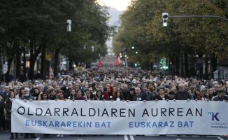 Tens of thousands of people in Bilbao denounce a “judicial offensive against Basque”