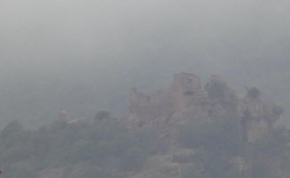 The ghost fog of the castle of Eramprunyà