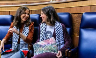 The message of Montero and Belarra: a Palestinian scarf, the law of 'only yes is yes' and Rosa Parks