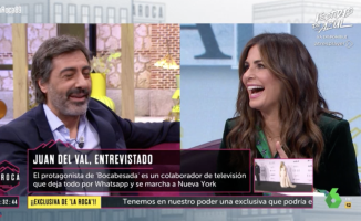 Juan del Val in his most intimate interview with Nuria Roca: kiss and funny live sexual confession