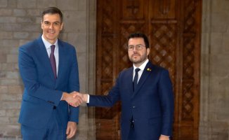 Sánchez and Aragonès agree to resume the dialogue table in the first quarter of 2024