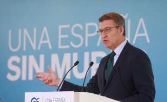 Feijóo sees the PSOE as "lost" and establishes the PP as the only state party