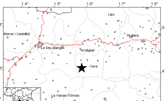 A 3.4 magnitude earthquake was recorded in Alt Urgell with several aftershocks and no damage