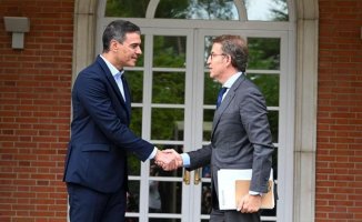 Sánchez and Feijóo meet today in Congress with the possibility of a distant agreement