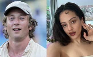 Rosalía and Jeremy Allen White caught at dinner (and smoking again) in Los Angeles