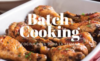 Batch Cooking weekly menu for the week of December 25 to 29