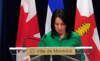 Valérie Plante, mayor of Montreal, collapses during a press conference