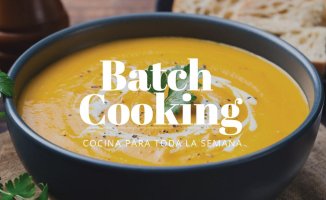 Batch Cooking weekly menu for the week of January 1 to 5