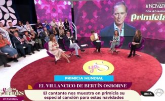 Bertín Osborne surprises his followers with the launch of a Christmas carol: "The baby Jesus was born in Triana"