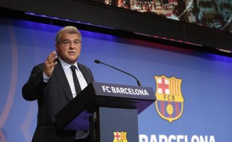 Laporta details his recovery from the thrombosis he suffered in his leg