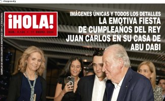 Joan Carles exhibits his birthday
