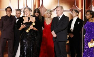'Oppenheimer' wins at the Golden Globes along with 'Succession', and 'Poor Creatures' eclipses 'Barbie'