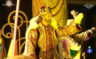 The Gaspar who arouses the most passions in the Three Wise Men's Parade in Madrid returns: "You can come whenever you want"