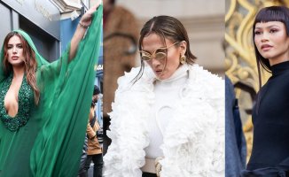 From Jennifer Lopez's glasses to Bella Thorne's cape: the most surreal looks in Paris