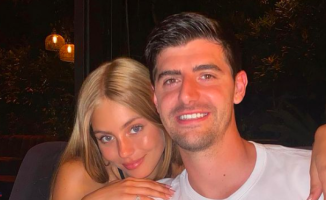 Thibaut Courtois and Mishel Gerzig are expecting their first child together