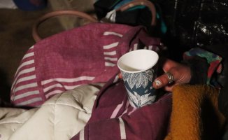 10 homeless people cared for on the first night of the Tarragona igloo operation