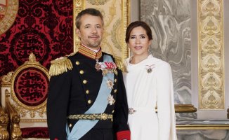 The official images of the proclamation of Kings Frederick and Mary of Denmark