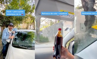 Coca-Cola, the key to removing stickers from car glass without scratching it