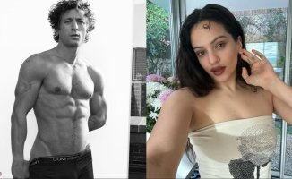 Rosalía reacts to Jeremy Allen White's underwear ad