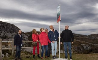 Cantabria recognizes Borja Ortiz's 26 consecutive climbs to Los Machucos with a commemorative plaque