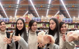 Cuban women surprised in a Galician supermarket: "They haven't charged us anything"