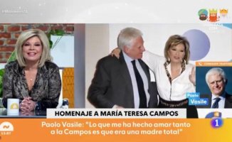 Paolo Vasile surrenders to María Teresa Campos despite their relationship of comings and goings: ''He had the ability to communicate without fractures''