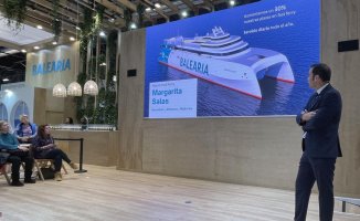 Baleària presents the new ferry that connects Barcelona with the Balearic Islands throughout the year