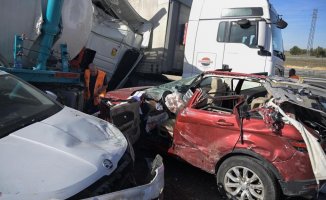At least three dead in a multiple accident on the A-4 in Ciudad Real