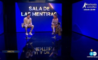 Marta López and Efrén Reyero tell each other the truth in the 'Lie Room': "You are very false, forget me"