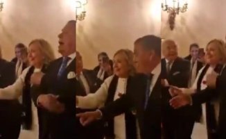 Hillary Clinton dances 'La Macarena' in Seville at a private party