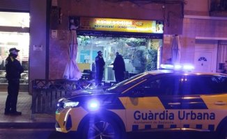 The Badalona Urban Guard intervenes in a restaurant that was acting as a mechanical workshop