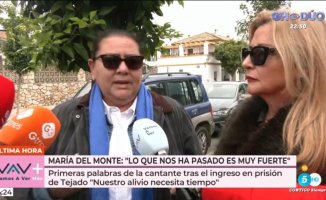 María del Monte, blunt about the involvement of her nephew Antonio Tejado in the robbery of her house: "What has happened to us is very strong"